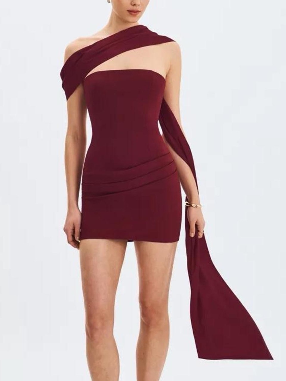 Miss Circle red dress